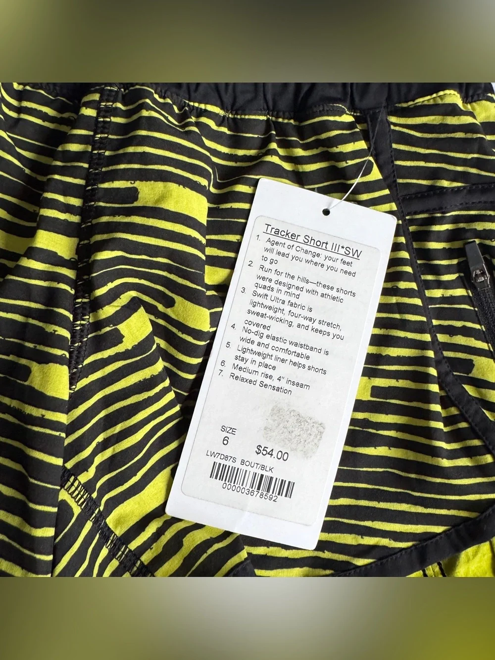 🆕✨ Lululemon Seawheeze 2016 Speed Short - Blacked Out Black